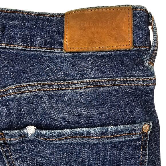 Zara Jeans Size 2 Trafaluc Denimwear Womens Skinny Distressed Puckered - Picture 7 of 12